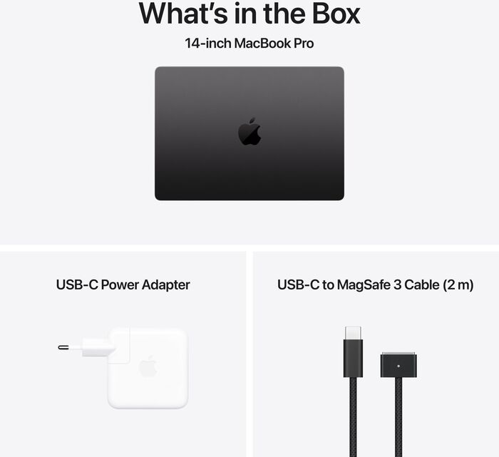 Apple MacBook Pro 14" (2024) M4Pro/24/1TB fartölva - Space Black