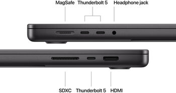 Apple MacBook Pro 16" (2024) M4 Max/48/1TB fartölva - Space Black