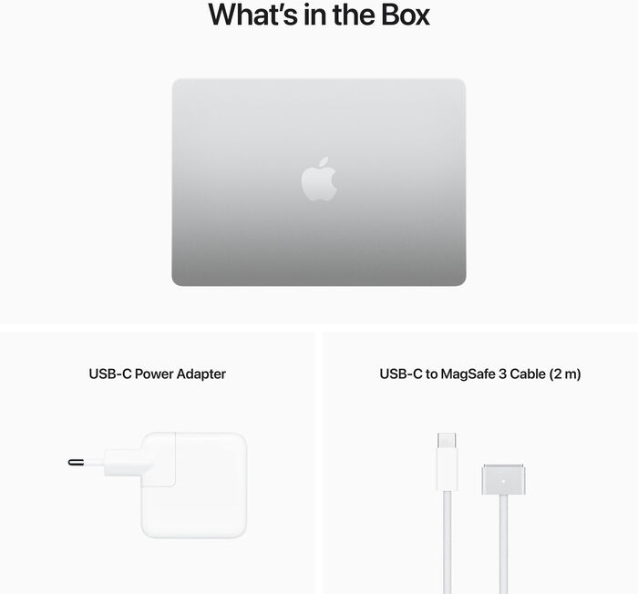 Apple MacBook Air M2 (2022) 13" 16/256 GB - Silfur