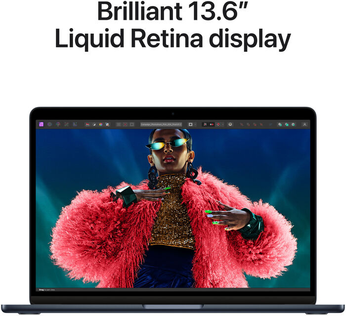Apple MacBook Air M2 (2022) 13" 16/256 GB - Svört
