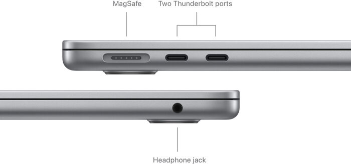 Apple MacBook Air M3 (2024) 13" 16/256 GB - Grá