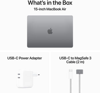 Apple MacBook Air M3 (2024) 15" 24/512GB - Grá