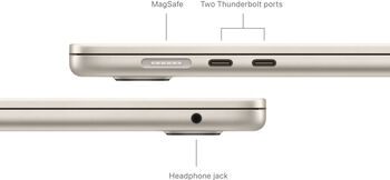 Apple MacBook Air M3 (2024) 15" 24/512GB - Hvít