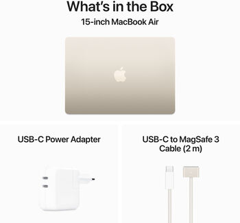 Apple MacBook Air M3 (2024) 15" 24/512GB - Hvít