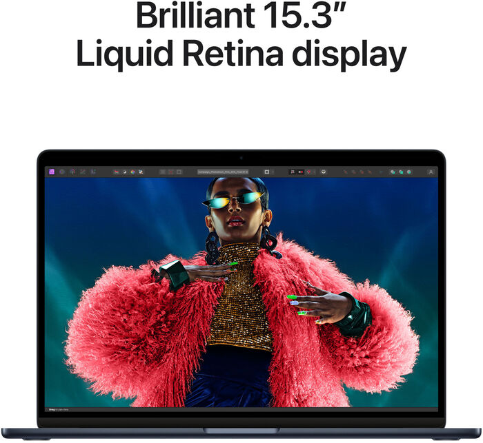 Apple MacBook Air M3 (2024) 15" 24/512GB - Svört
