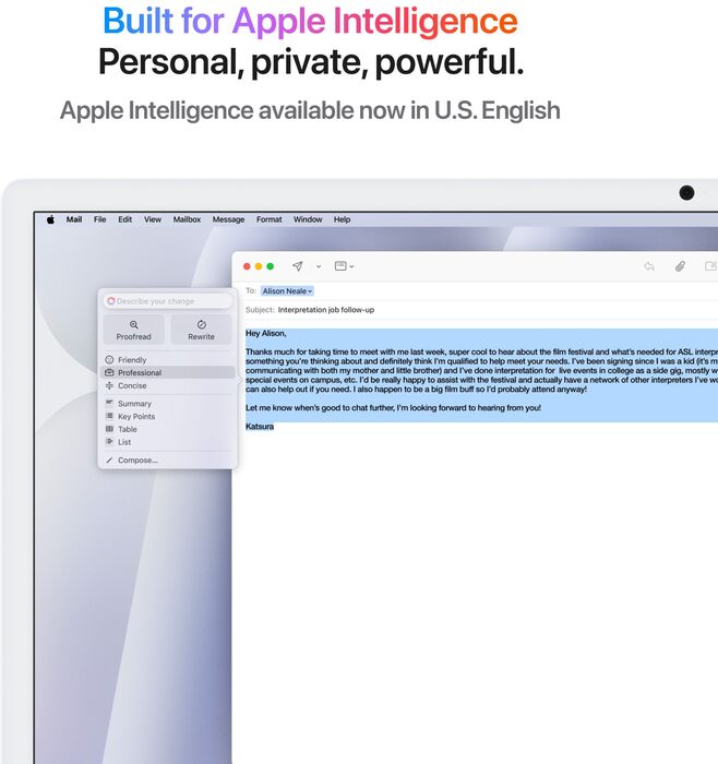 Apple iMac (2024) 24/512 24" borðtölva - Silfur