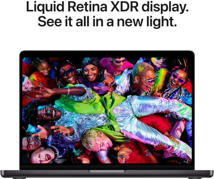 MacBook Pro 14" (2025) M5/16/512 fartölva - Svört