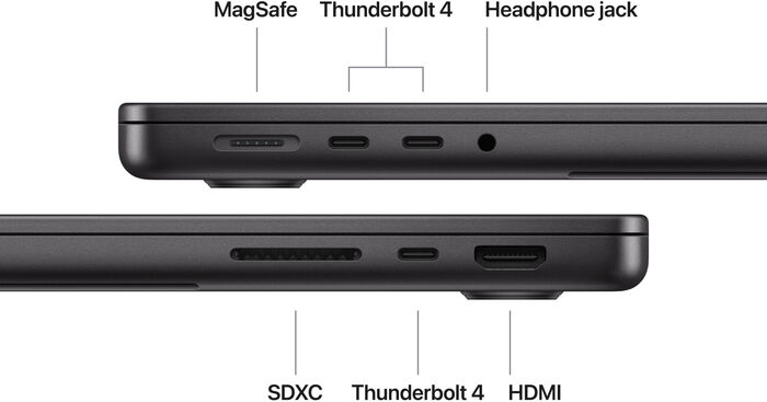 MacBook Pro 14" (2026) M5/16/1TB fartölva - Svört
