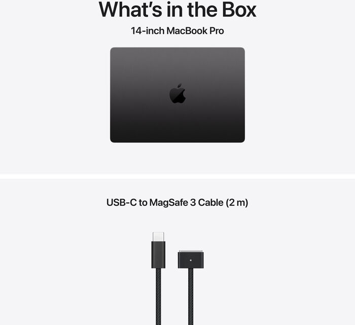 MacBook Pro 14" (2025) M5/24/1TB fartölva - Svört