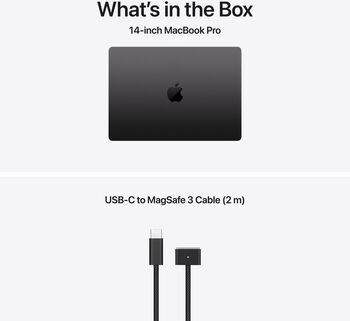 MacBook Pro 14" (2025) M5/24/1TB fartölva - Svört