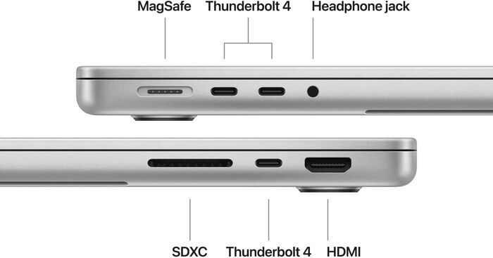 MacBook Pro 14" (2026) M5/16/1TB fartölva - Silfur