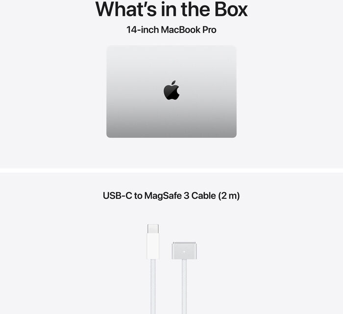 MacBook Pro 14" (2026) M5/16/1TB fartölva - Silfur