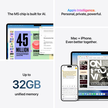 MacBook Air M5 (2026) 13" 16/512GB - Dökkblá