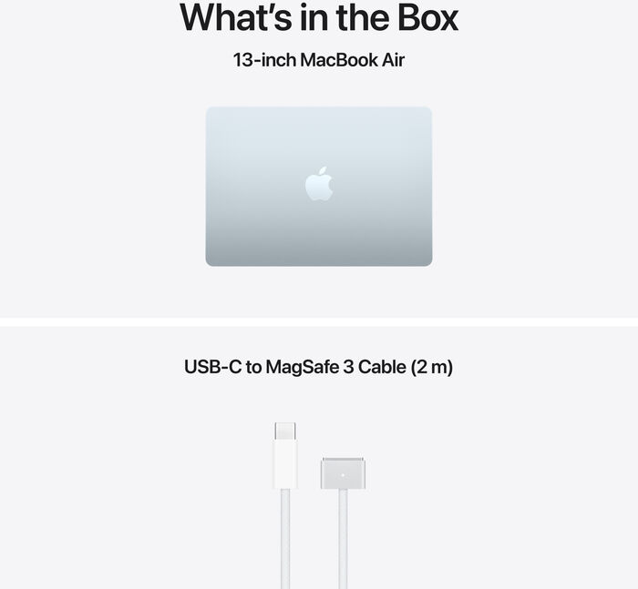 Apple MacBook Air M5 (2026) 13" 16/1TB - Ljósblá