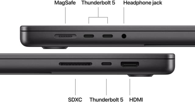 MacBook Pro 16" (2026) M5 Pro/48/1TB fartölva - Svört