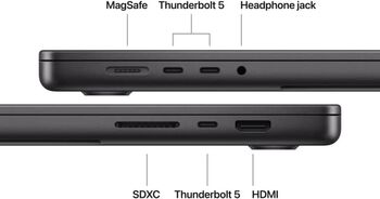 MacBook Pro 16" (2026) M5 Pro/48/1TB fartölva - Svört