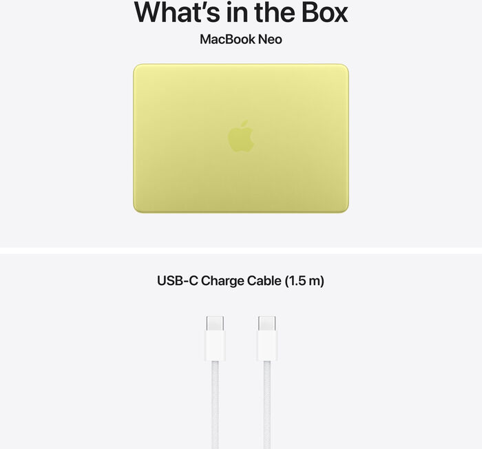 Apple MacBook Neo A18 Pro (2026) 13" 8/256GB - Citrus