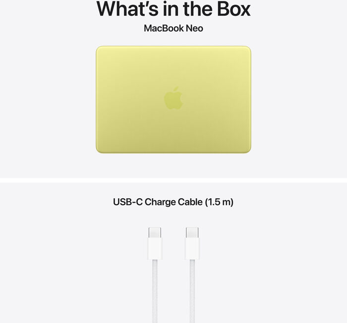 Apple MacBook Neo A18 Pro (2026) 13" 8/512GB - Citrus