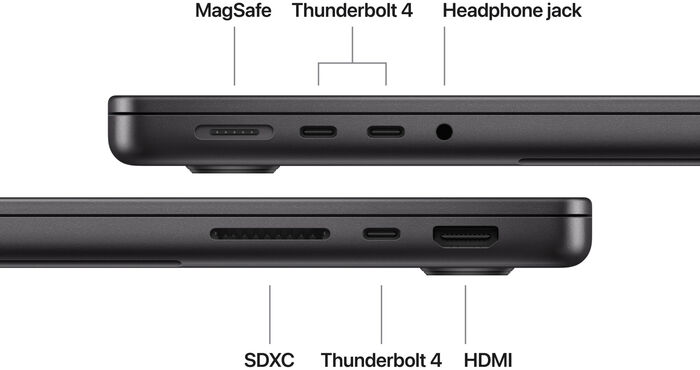 MacBook Pro 14" (2026) M5/32/1TB fartölva - Svört