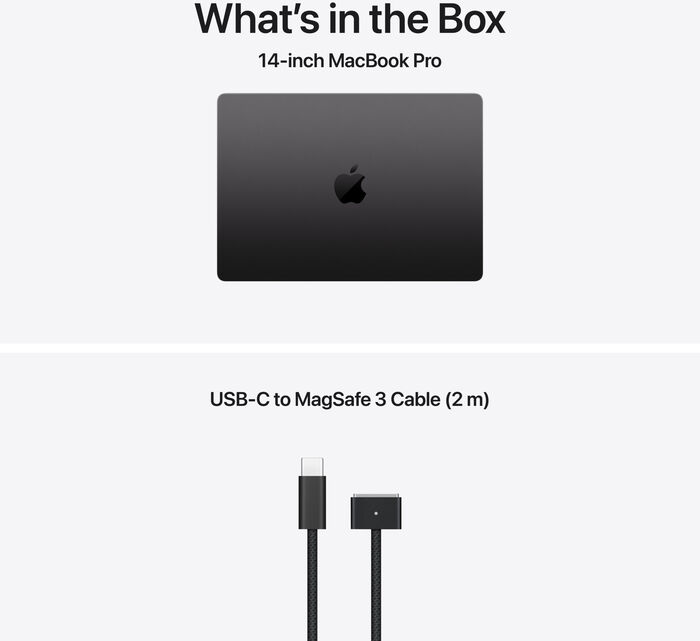 MacBook Pro 14" (2026) M5/32/1TB fartölva - Svört