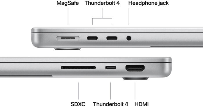 MacBook Pro 14" (2026) M5/32/1TB fartölva - Silfur