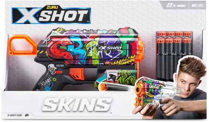Zuru X-Shot Skins Flux Not Cross byssa 