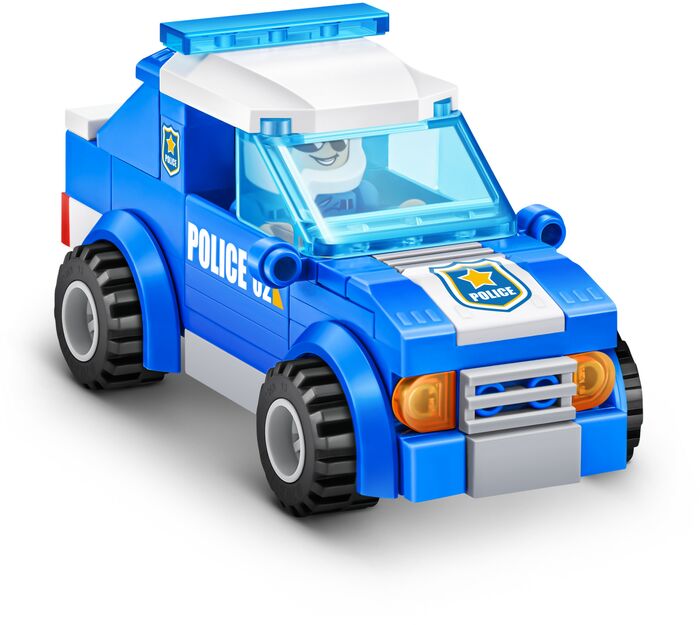 Zuru Max City lögreglubíll og mótorhjól