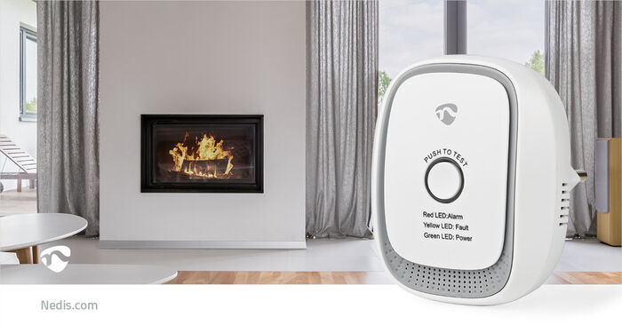 Nedis SmartLife gasnemi - Hvítur