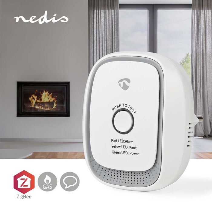 Nedis SmartLife gasnemi - Hvítur
