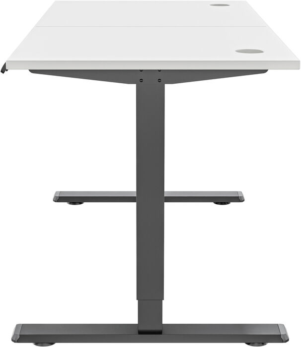 Zen Elevate 120 Hækkanlegt skrifborð - Svart/Hvítt