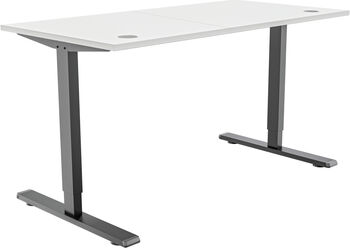 Zen Elevate 120 Hækkanlegt skrifborð - Svart/Hvítt