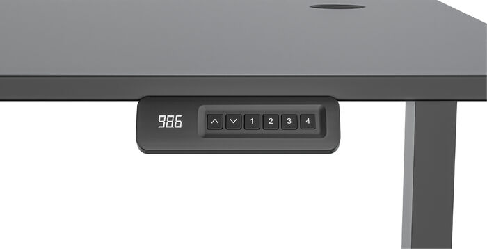 Zen Elevate 140 Hækkanlegt skrifborð - Svart