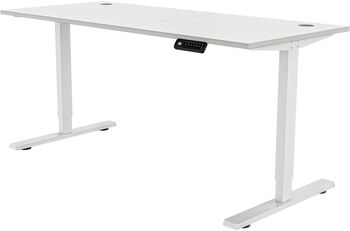 Zen Elevate 140 Hækkanlegt skrifborð - Hvítt