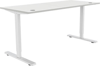 Zen Elevate 140 Hækkanlegt skrifborð - Hvítt