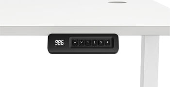 Zen Elevate 140 Hækkanlegt skrifborð - Hvítt