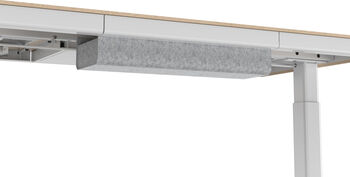 Zen Glide 120 Hækkanlegt skrifborð - Hvítt