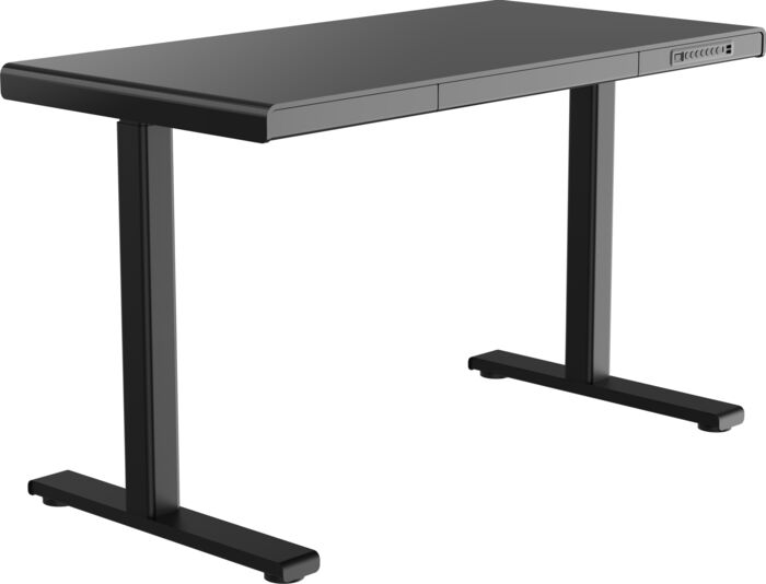 Zen Glide 120 Hækkanlegt skrifborð - Svart
