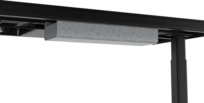 Zen Glide 120 Hækkanlegt skrifborð - Svart