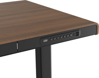 Zen Glide 120 Hækkanlegt skrifborð - Brúnt