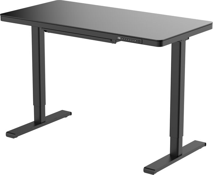 Zen Quartz 120 Hækkanlegt skrifborð - Svart